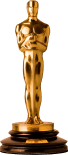 Image with an Oscar award sculpture